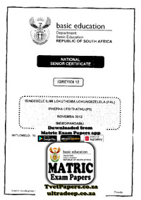 NSC 2012 IsiNdebele FAL P3 Nov 2012 Memo.pdf